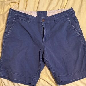 Ralph Lauren Navy Men's Flat Front Shorts